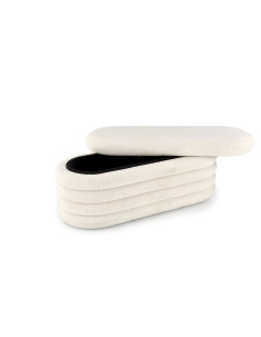 BLISS ławka z funkcją pojemnika, kremowy 2