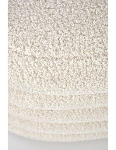 BLISS Ławka z Pojemnikiem Kremowy Bouclé 105x42x42cm - Styl i Funkcjonalność