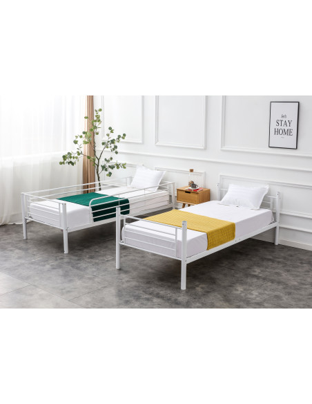 BUNKY łóżko 90, biały