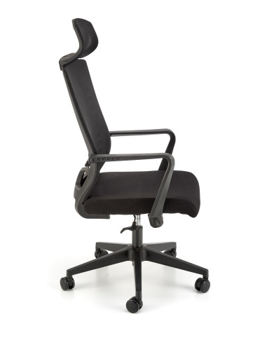 FABIO Fotel Biurowy Czarny Mechanizm TILT - Ergonomia i Design