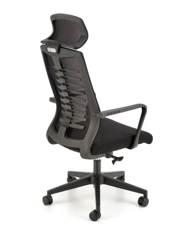 FABIO Fotel Biurowy Czarny Mechanizm TILT - Ergonomia i Design