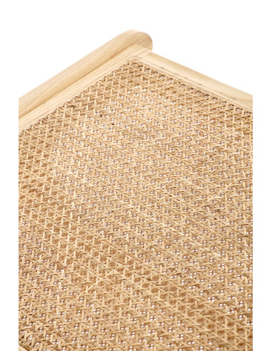 FODEN_2 Fotel w Stylu Boho - Drewno Lite Jesionowe - Naturalny Design