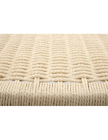 FODEN Fotel w Stylu Boho Czarny/ Naturalny Drewno Lite - Elegancja i Styl