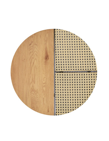 GARMINA zestaw 2 ław dąb złoty / czarny