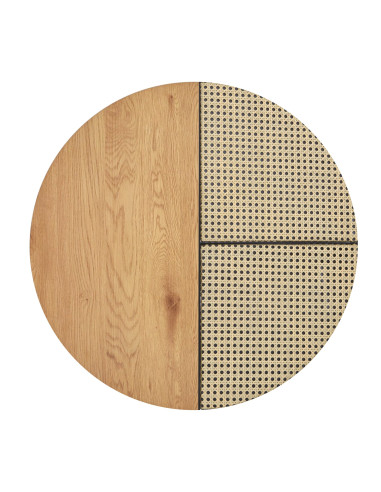 GARMINA zestaw 2 ław dąb złoty / czarny