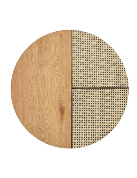 GARMINA zestaw 2 ław dąb złoty / czarny