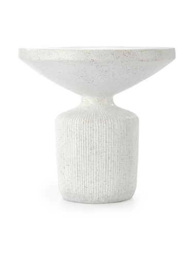 GIZA Ława Okrągła Biała Fi 54cm z Kompozytu - Nowoczesny Design