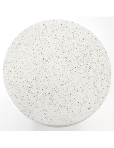 GIZA Ława Okrągła Biała Fi 54cm z Kompozytu - Nowoczesny Design