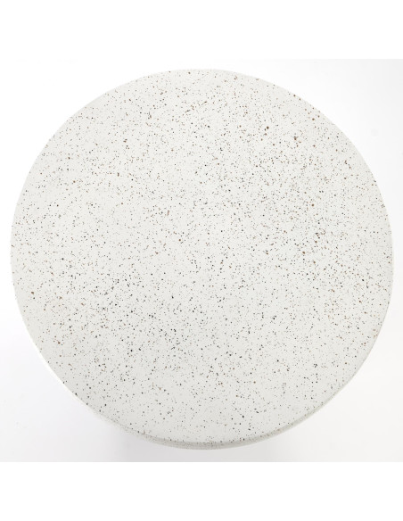 GIZA Ława Okrągła Biała Fi 54cm z Kompozytu - Nowoczesny Design