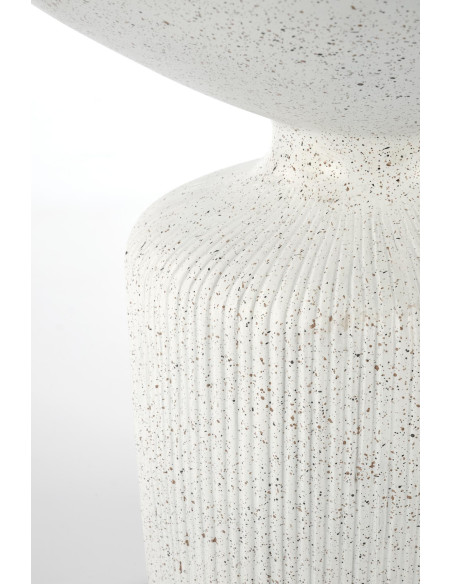 GIZA Ława Okrągła Biała Fi 54cm z Kompozytu - Nowoczesny Design