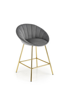 H112 Hoker w Stylu Glamour Popielaty Złoty BLUVEL 14 - Nowoczesność i Styl