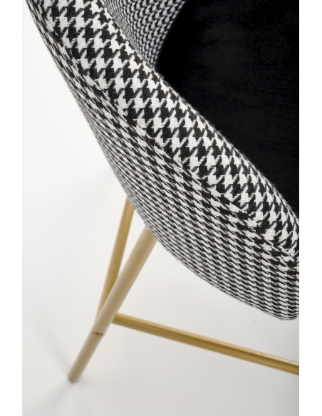 H113  hoker czarny / biały