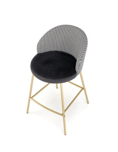 H113  hoker czarny / biały