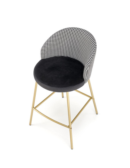 H113  hoker czarny / biały