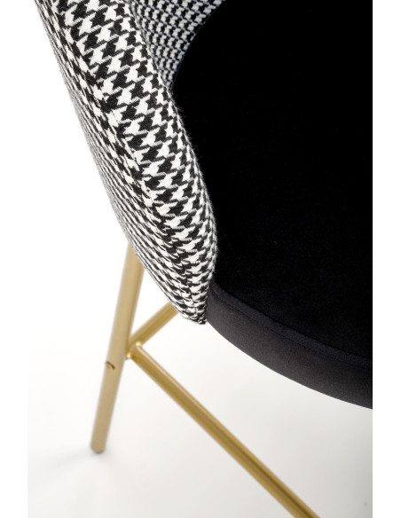 H113  hoker czarny / biały