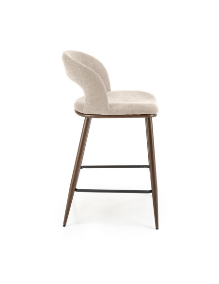 H114 hoker beżowy / orzechowy