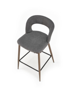 H114 Hoker Popielaty/Orzechowy - Elegancja i Stylowy Akcent w Wnętrzu 2