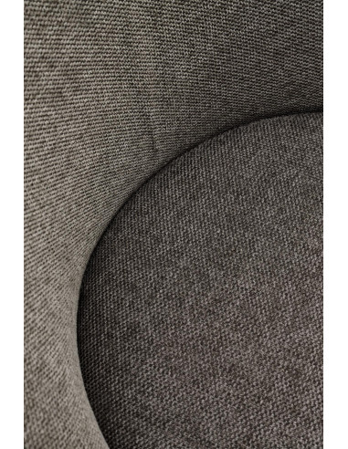 H118 Hoker Kubełkowy Popiel z Czarną Podstawą- Nowoczesny Design i Komfort