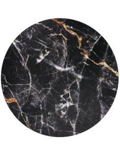 HARISSA_G ława stelaż - złoty, blat - czarny marmur 2