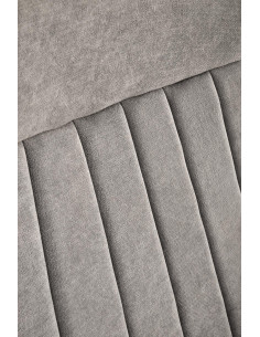 HARPER Fotel Biurowy Obrotowy Popielaty w Pasy - Komfort i Nowoczesność 2