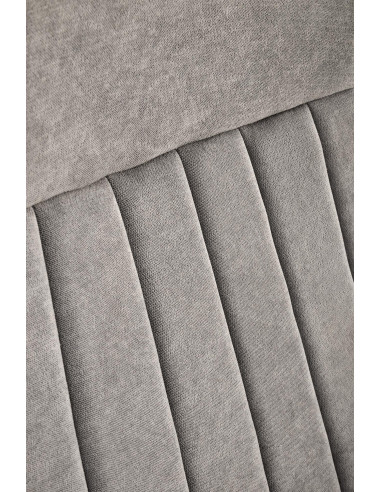 HARPER Fotel Biurowy Obrotowy Popielaty w Pasy - Komfort i Nowoczesność