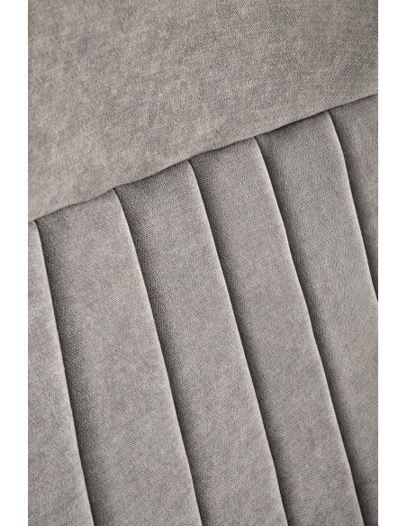 HARPER Fotel Biurowy Obrotowy Popielaty w Pasy - Komfort i Nowoczesność