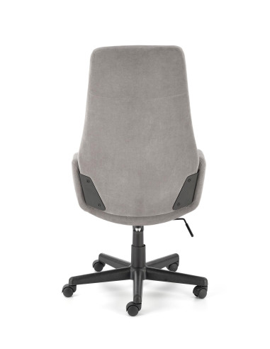 HARPER Fotel Biurowy Obrotowy Popielaty w Pasy - Komfort i Nowoczesność