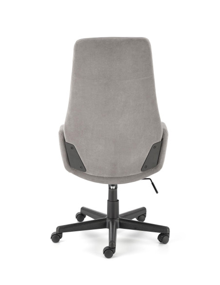 HARPER Fotel Biurowy Obrotowy Popielaty w Pasy - Komfort i Nowoczesność