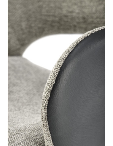 K494 krzesło popielaty / czarny