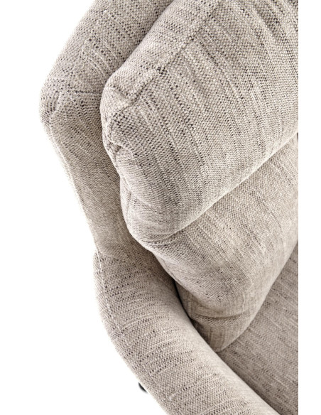 K495 Krzesło Obrotowe 180° Beżowe ODIN 28 - Komfort w Stylowym Wydaniu