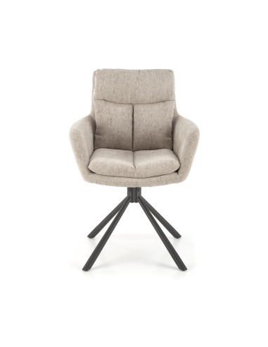 K495 Krzesło Obrotowe 180° Beżowe ODIN 28 - Komfort w Stylowym Wydaniu