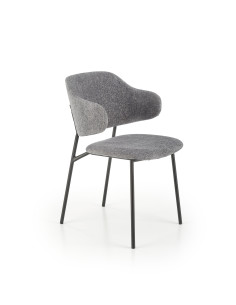 K497 krzesło jasny popielaty