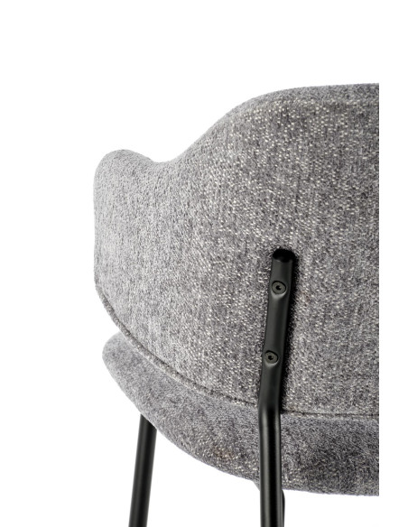 K497 krzesło jasny popielaty