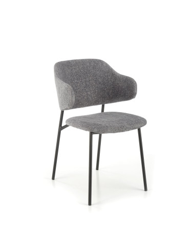 K497 krzesło jasny popielaty