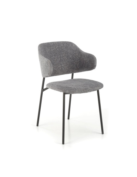 K497 krzesło jasny popielaty