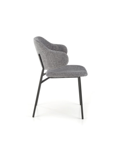 K497 krzesło jasny popielaty