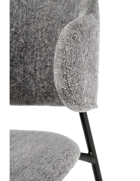 K497 krzesło jasny popielaty