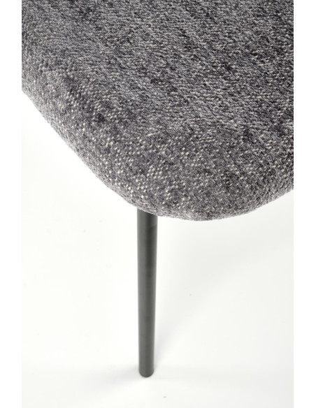 K497 krzesło jasny popielaty