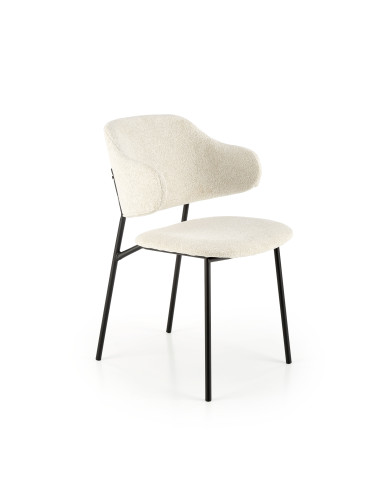 K497 Krzesło Kremowe Raven 10 - Design i Komfort we Wnętrzu