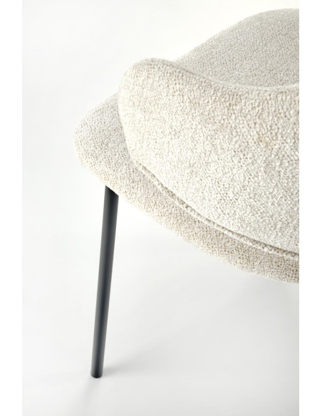 K497 Krzesło Kremowe Raven 10 - Design i Komfort we Wnętrzu