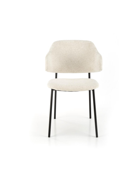 K497 Krzesło Kremowe Raven 10 - Design i Komfort we Wnętrzu