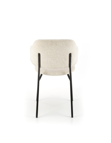 K497 Krzesło Kremowe Raven 10 - Design i Komfort we Wnętrzu