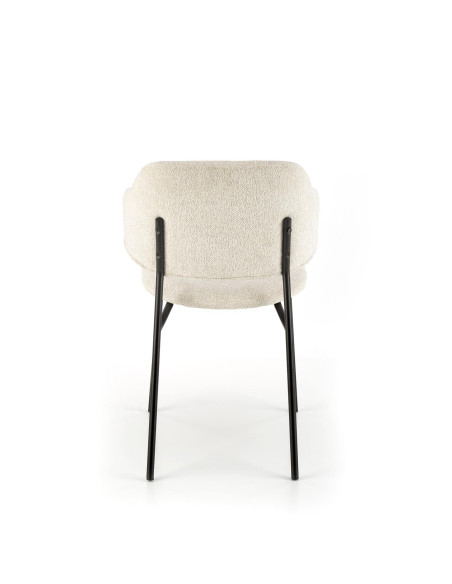 K497 Krzesło Kremowe Raven 10 - Design i Komfort we Wnętrzu