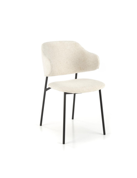 K497 Krzesło Kremowe Raven 10 - Design i Komfort we Wnętrzu