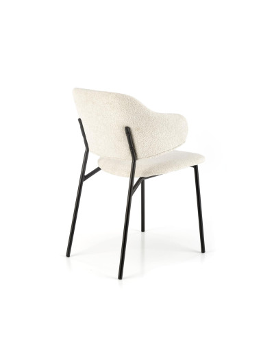 K497 Krzesło Kremowe Raven 10 - Design i Komfort we Wnętrzu