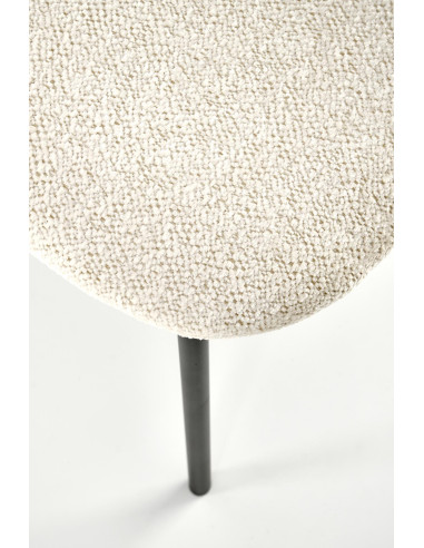 K497 Krzesło Kremowe Raven 10 - Design i Komfort we Wnętrzu