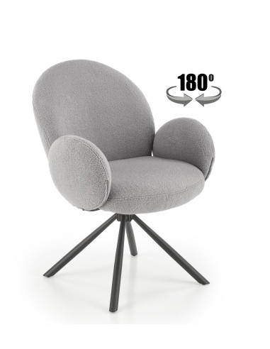 K498 krzesło popielaty