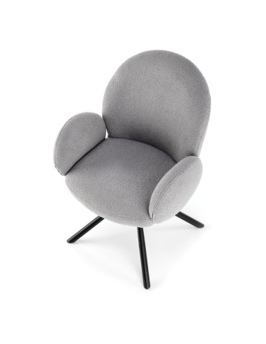 K498 krzesło popielaty