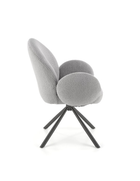 K498 krzesło popielaty