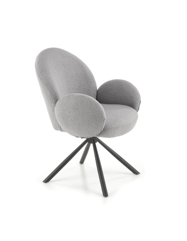 K498 krzesło popielaty